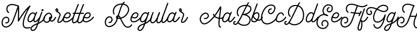 Majorette Regular font