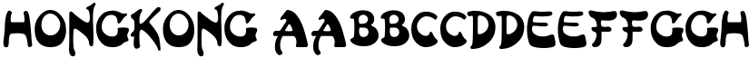 HongKong font