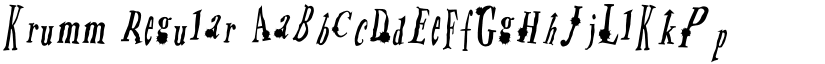 Krumm font download