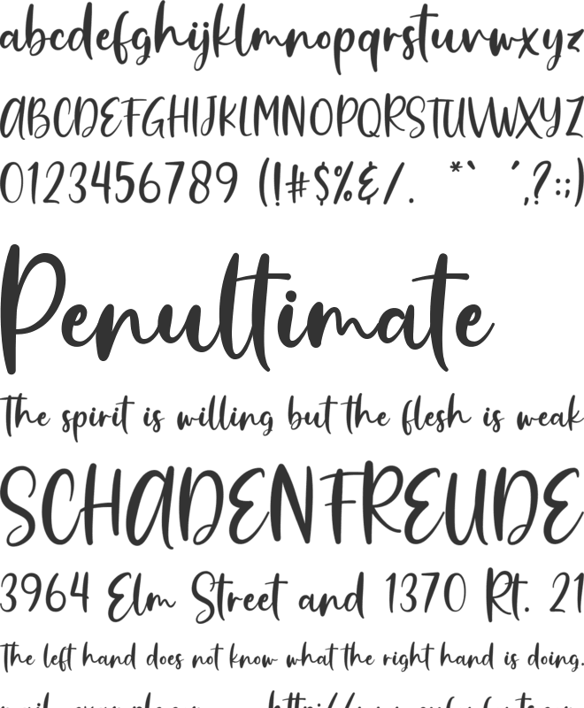Goldstone font preview