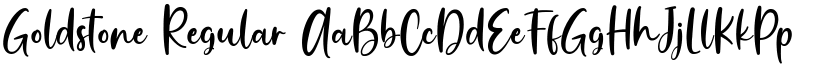 Goldstone Regular font