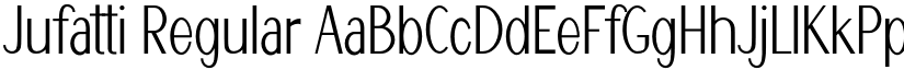 Jufatti Regular font