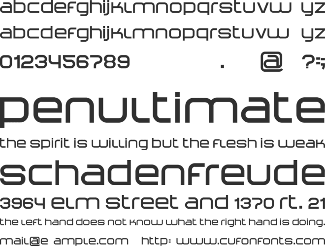 Shared font preview