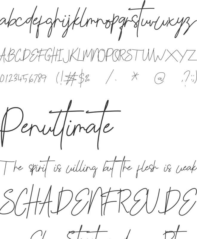 Khotijah font preview