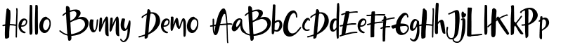 Hello Bunny Demo font