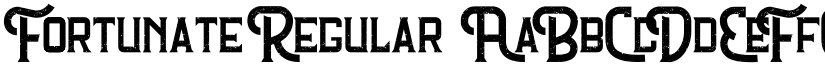 Fortunate Regular font