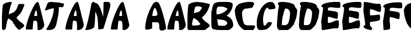 Katana font