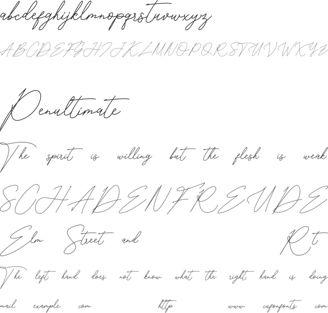 SherlyPung font preview