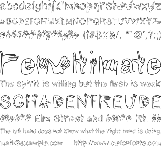 AsherCarlina font preview