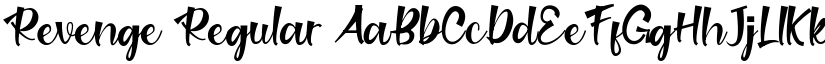 Revenge Regular font