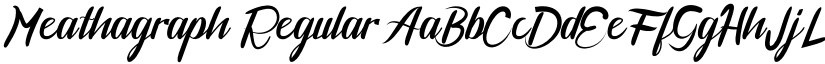 Meathagraph Regular font