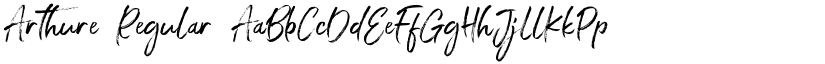 Arthure Regular font