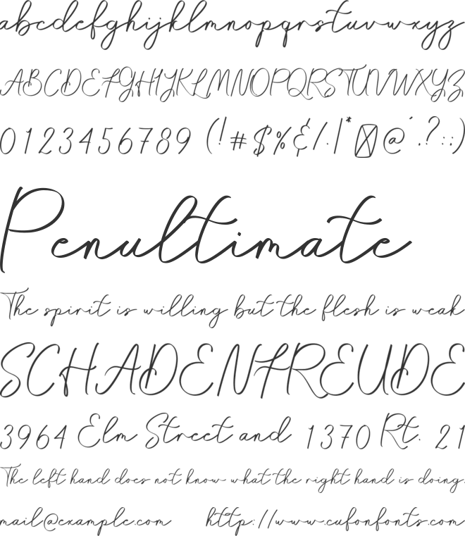 Arlista font preview