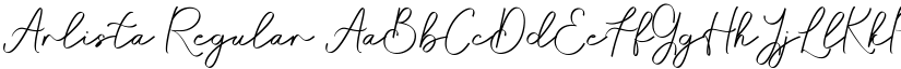 Arlista Regular font
