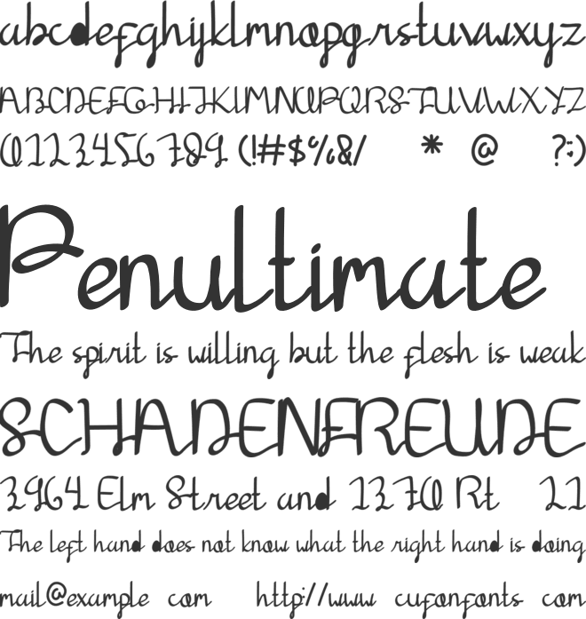 Ralla Rinta font preview