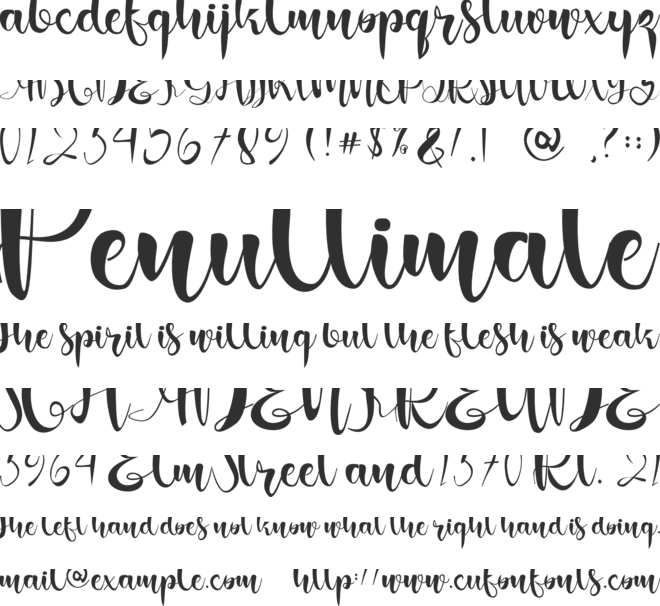 Omg  Misticle font preview