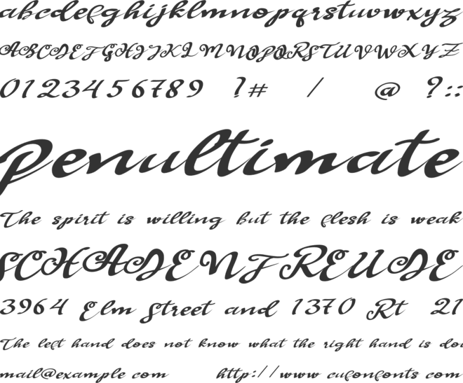 Lallaiku font preview