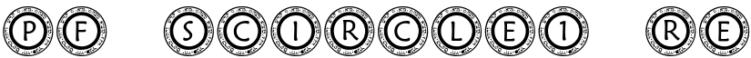pf_scircle1 Regular font