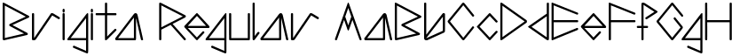 Brigita Regular font