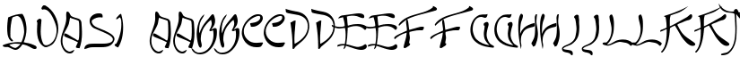 Quasi font