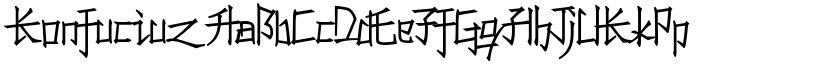 Konfuciuz font