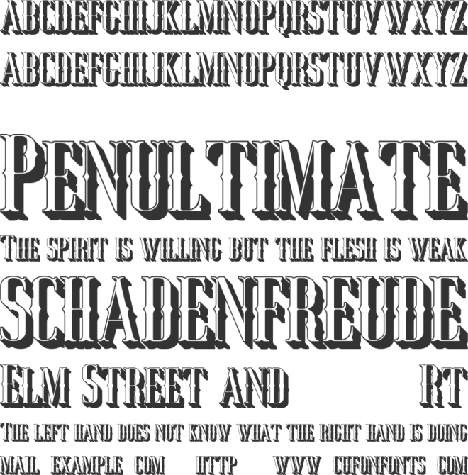 Jocker Free font preview