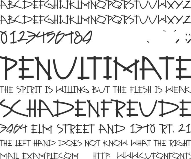 MIO font preview
