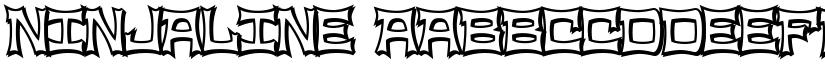 NinjaLine font