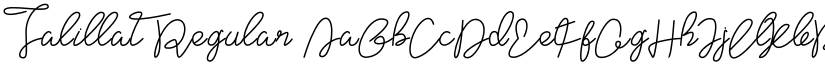 Talillat Regular font