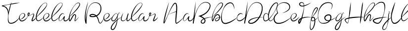Terlelah Regular font