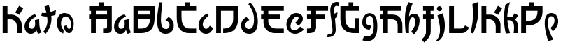 Kato font