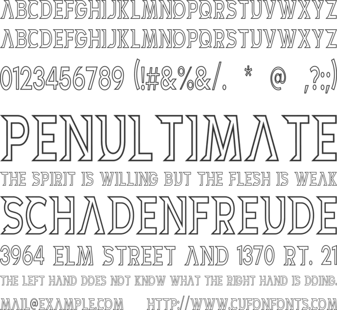 BODOGOBLOOG font preview