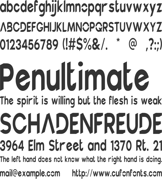 Bellobello font preview