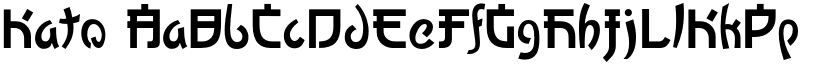 Kato font