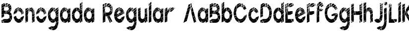 Bonogada Regular font