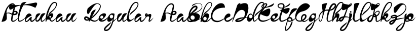 Ataukau Regular font