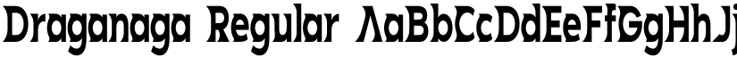 Draganaga Regular font