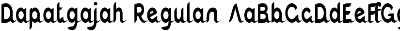 Dapatgajah Regular font
