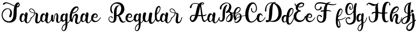 Saranghae Regular font