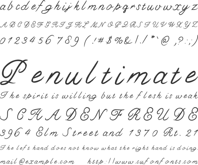 lazysnell font preview