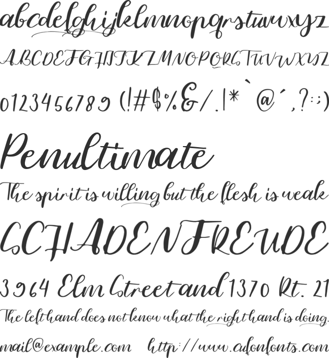 kannabelle font preview