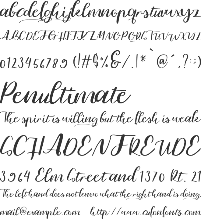 kannabelle font preview