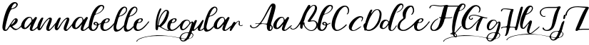 kannabelle Regular font