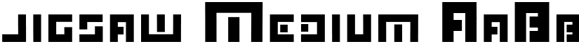 jigsaw Medium font