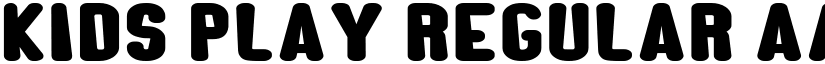 Kids Play Regular font