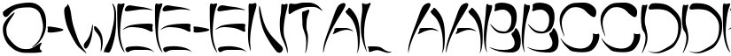 o-wee-ental font