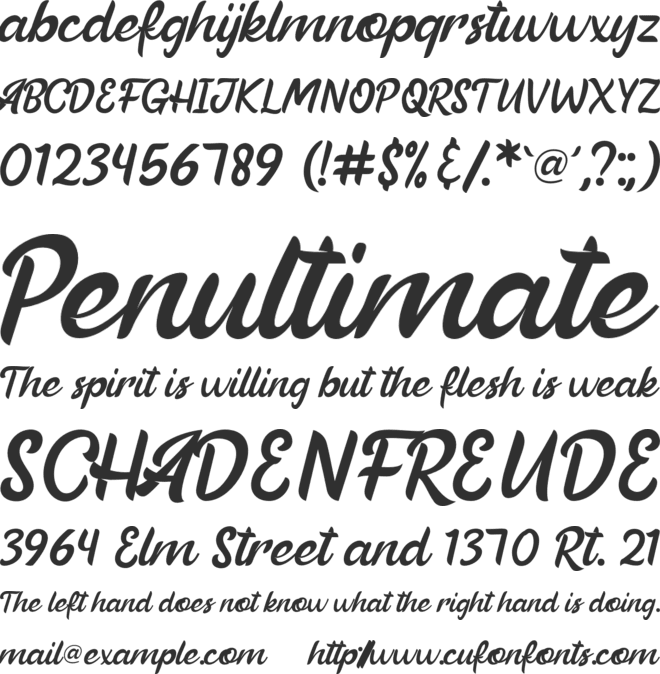 Beautiful Vibes font preview