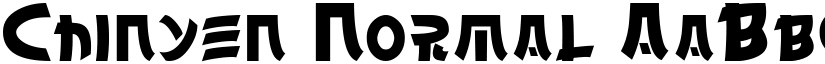 Chinyen Normal font