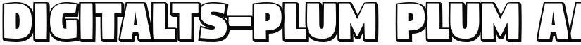DigitaltS-Plum Plum font