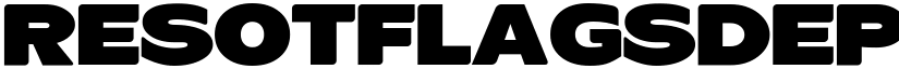 ResotFlagsDEp Regular font